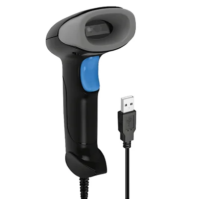 Leitor Código De Barras Ultra Rápido 1d Sem Fio Laser Cor Preto Mdk-101s