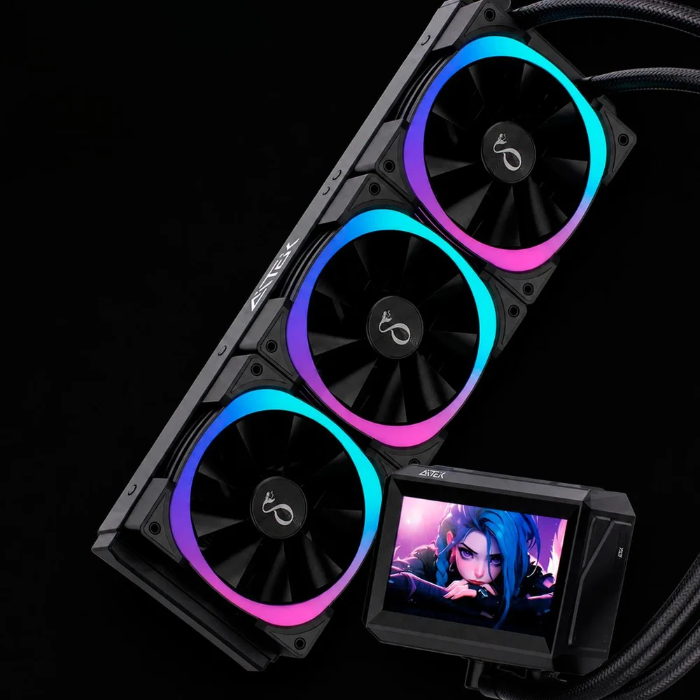 Imagem 5 de 5 do produto Water Cooler Líquido 360mm RGB Lcd Alto Desempenho