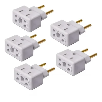 Adaptador De Tomada Bob Esponja Quadrado 10a E 20a – Adaptador Universal Para Tomada Elétrica
