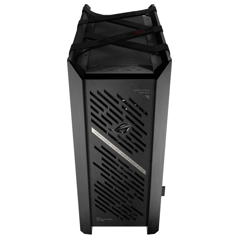 Imagem 2 de 5 do produto Gabinete Gamer Asus Rog Strix Helios Ii Gx601s Black, Mid Tower, Vidro Temperado, Atx, Sem Fonte, Com 4 Fans, Preto, 90dc00w0-b30000