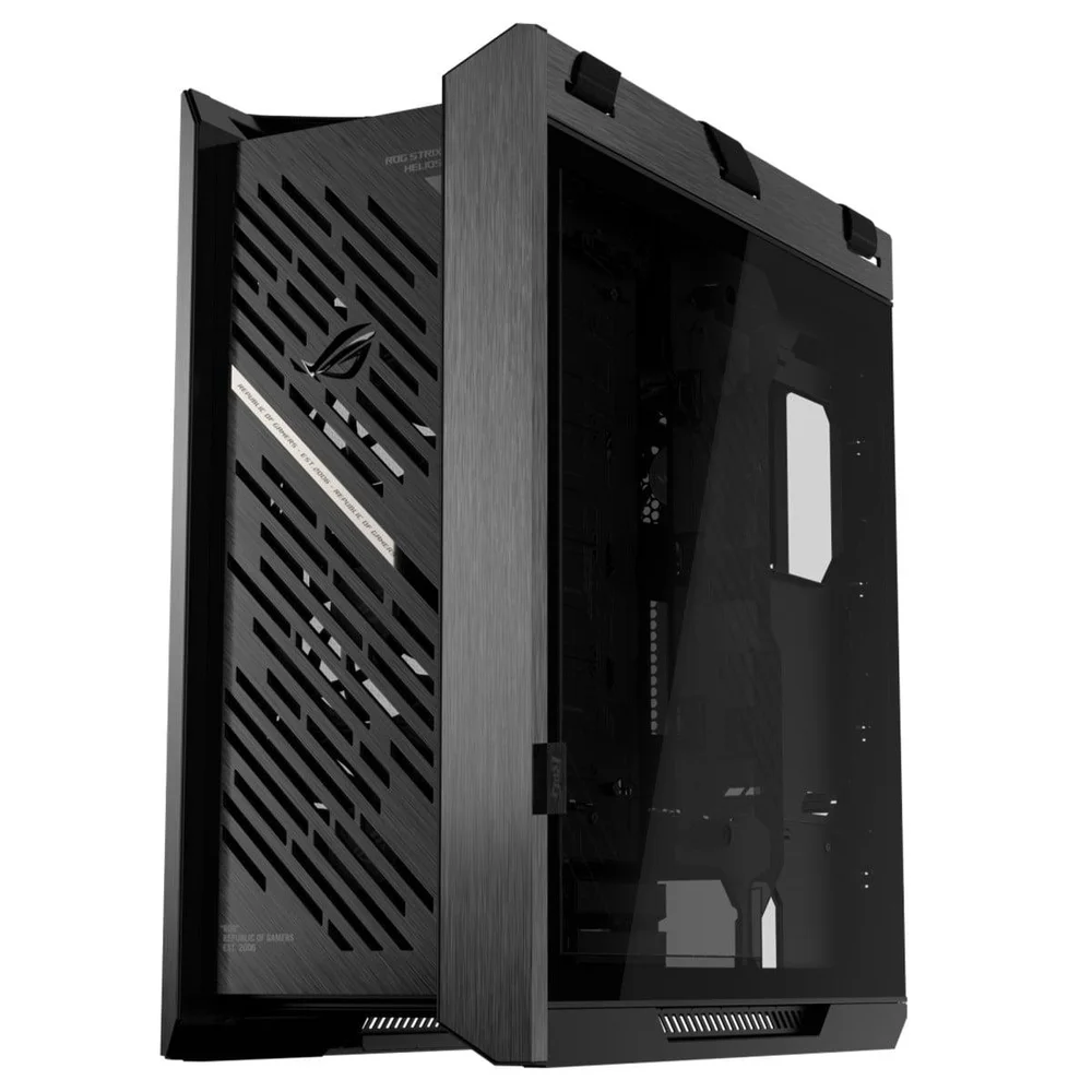 Imagem 3 de 5 do produto Gabinete Gamer Asus Rog Strix Helios Ii Gx601s Black, Mid Tower, Vidro Temperado, Atx, Sem Fonte, Com 4 Fans, Preto, 90dc00w0-b30000