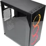 Gabinete Gamer Redragon Thundercracker Preto Vidro Temperado Mid Tower C/ Janela - Gc-605