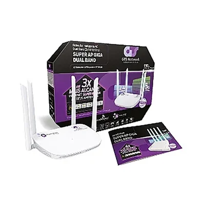 Roteador Gts Super Ap Giga Dual Band 1167mbps Power Mesh