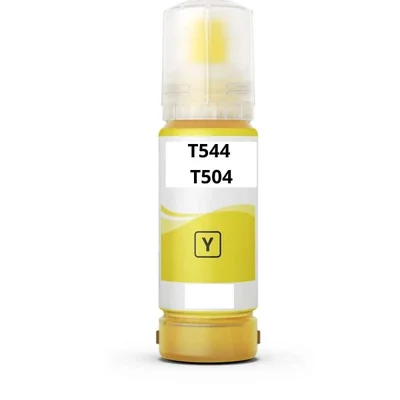 Refil Tinta Compat Epson 544 504 Amarelo 70ml