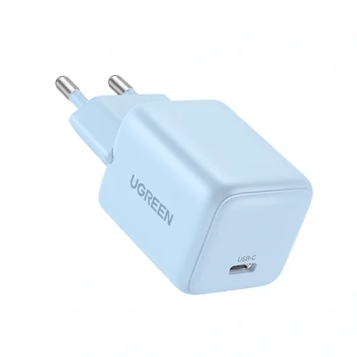 Ugreen Carregador Mini 20w Pd Gan Tech Azul