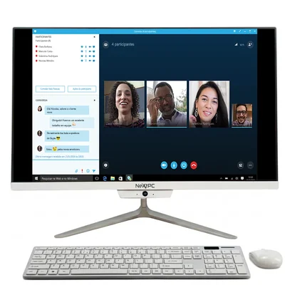 Computador All In One Nextpc 21.5 Intel Core i7 10a Gen 16gb Ram SSD 960gb Wi-fi
