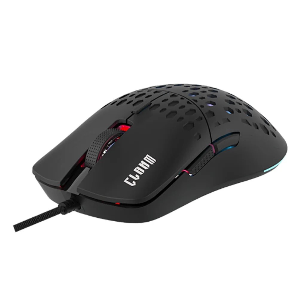 Imagem 2 de 5 do produto Kit Teclado Mecânico 60% E Mouse Gamer Ultra Leve Kit Night Reaver Duo RGB Clanm