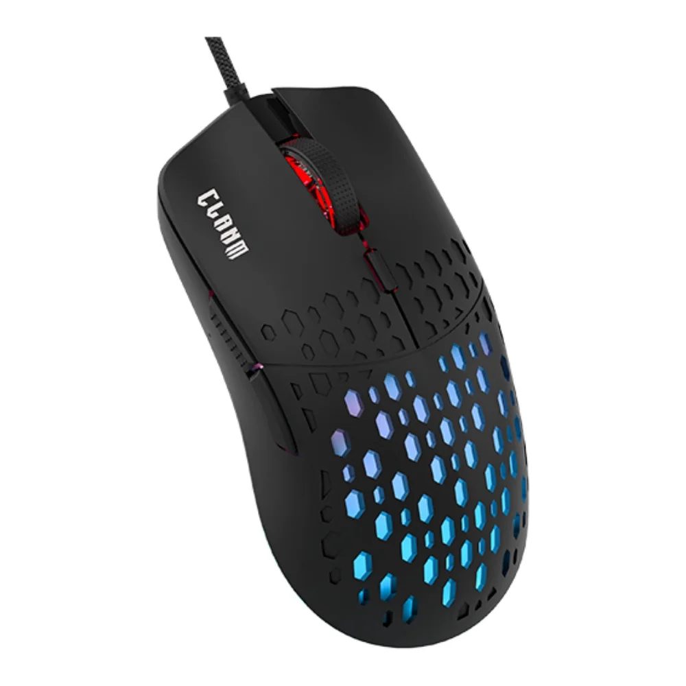 Imagem 3 de 5 do produto Kit Teclado Mecânico 60% E Mouse Gamer Ultra Leve Kit Night Reaver Duo RGB Clanm