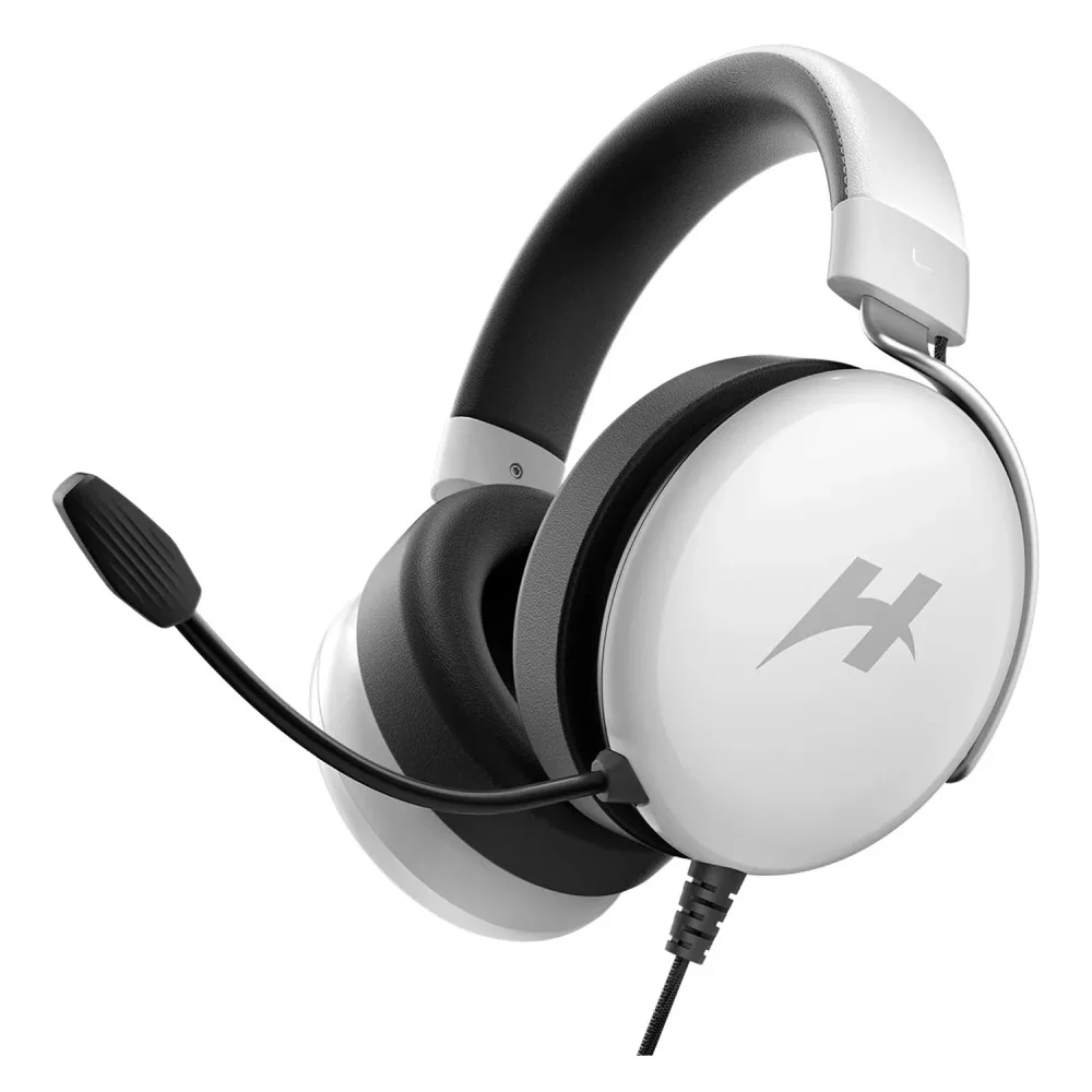 Imagem 2 de 2 do produto Headset Gamer Haylou Hexstorm G1 Hdg01 Usb 7.1 Surround Microfone RGB Branco Fone Ouvido Jogos PC
