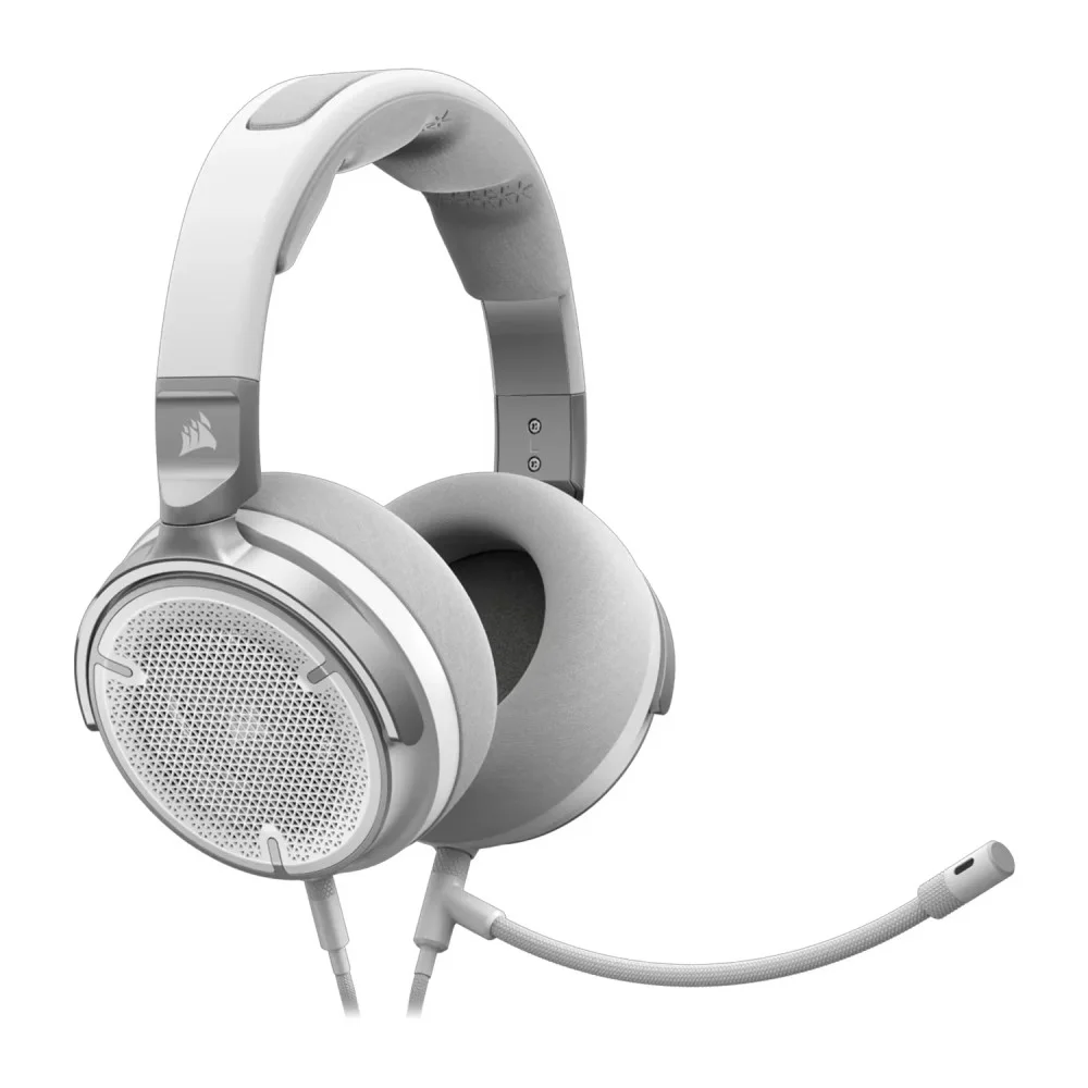 Imagem 5 de 5 do produto Headset Gamer Corsair Virtuoso Pro Com Fio Ca-9011371-na Open-back Driver Grafeno Microfone Removível Branco