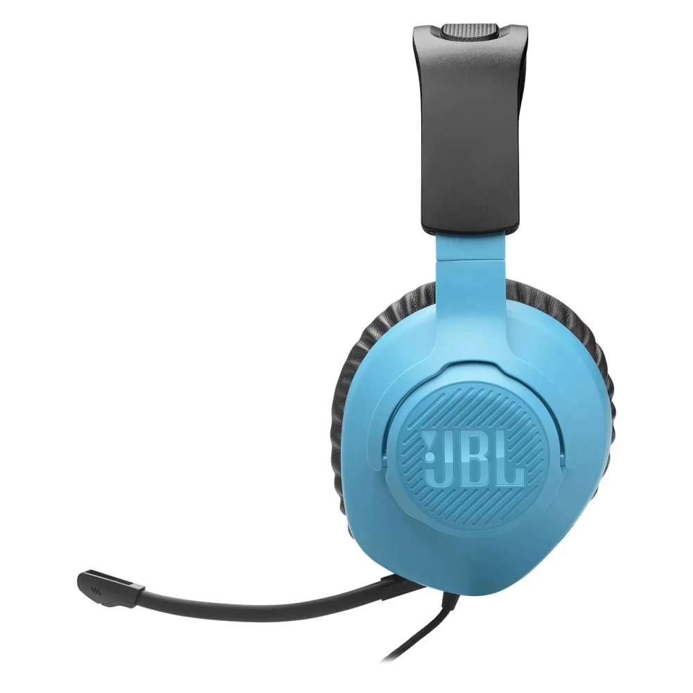 Headset Gamer Jbl Quantum 100n P2 3.5mm Azul Vermelho Microfone Removível Espuma Memory Foam PC Console Headset Gamer Jbl Quantum 100n P2 3.5mm Azul Vermelho Microfone Removível Espuma Memory Foam PC Console