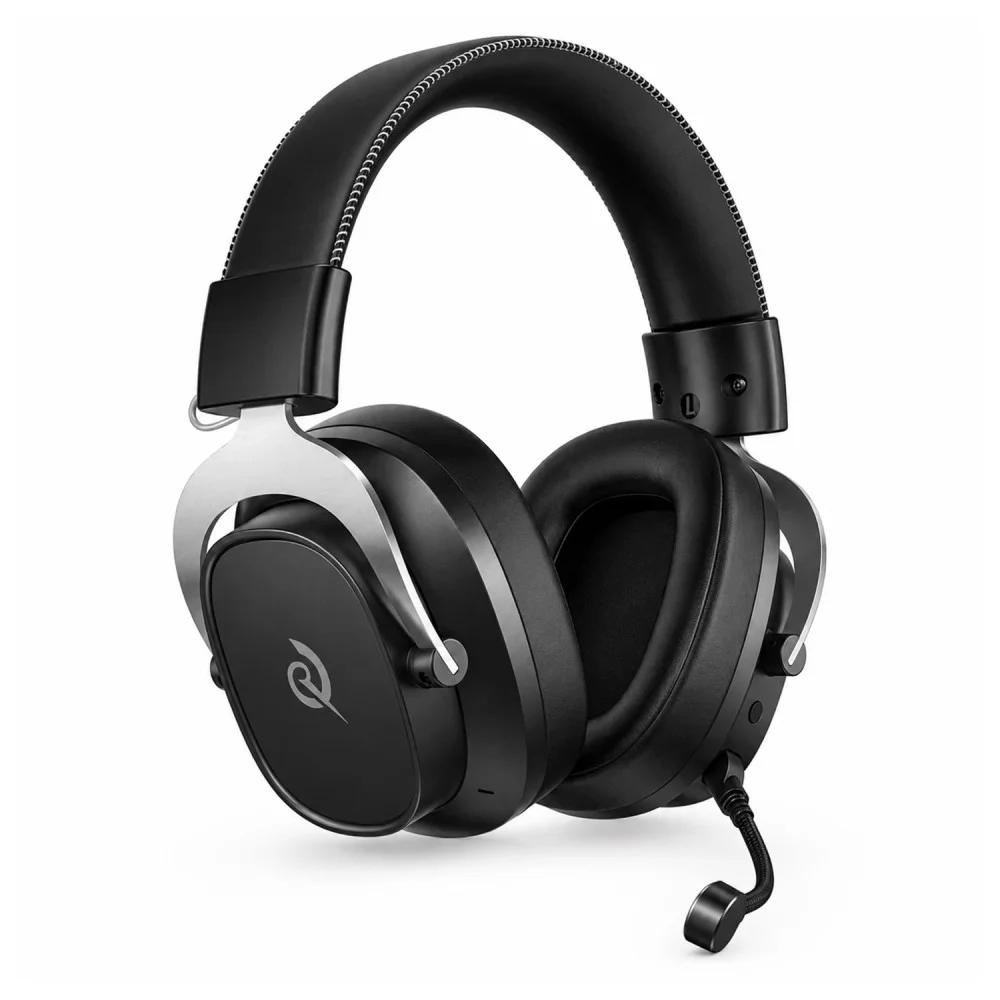 Imagem 3 de 4 do produto Headset Gamer Qcy Heroad Vt200 Pro Bh25h8gma Usb Som Hi-fi Microfone Retrátil LED Preto E Cinza