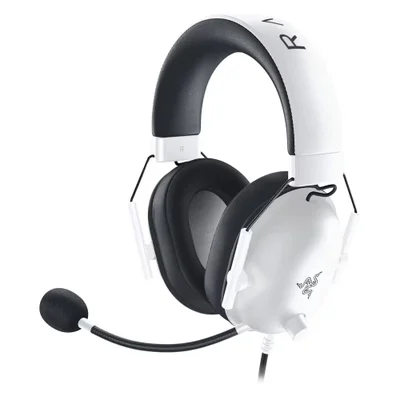 Headset Gamer Razer Blackshark V2 X Rz04-03240700-r3u1 3.5mm P3 Surround 7.1 Microfone Cardióide Branco
