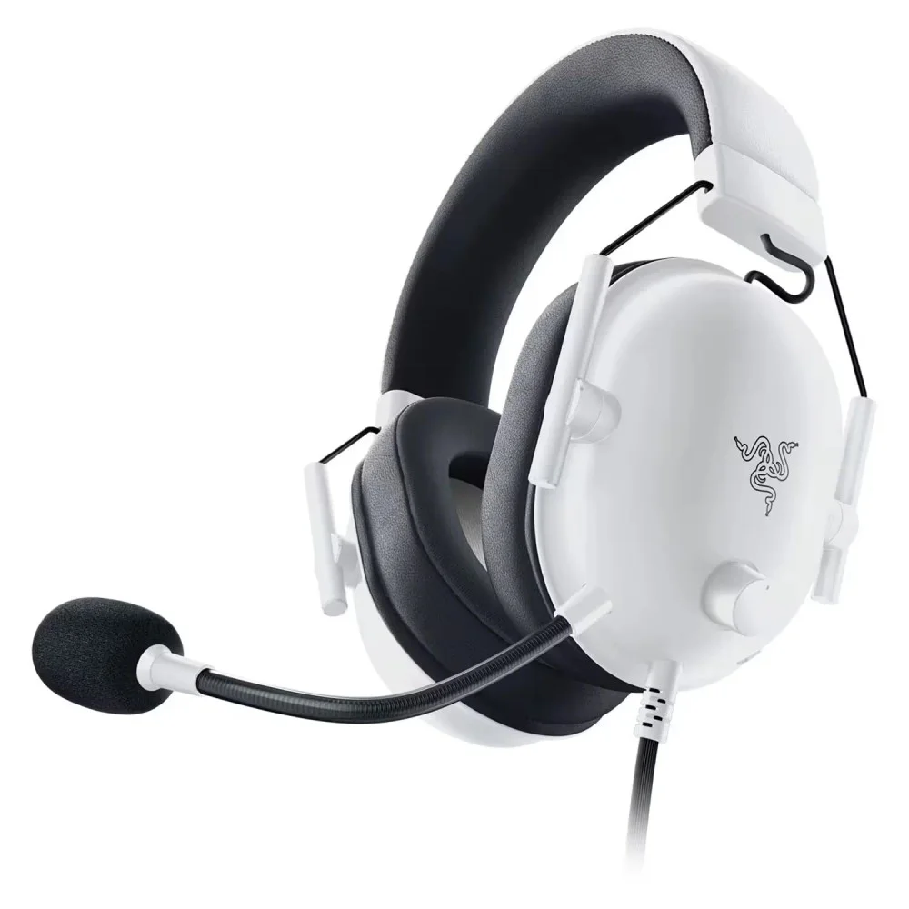 Headset Gamer Razer Blackshark V2 X Rz04-03240700-r3u1 3.5mm P3 Surround 7.1 Microfone Cardióide Branco