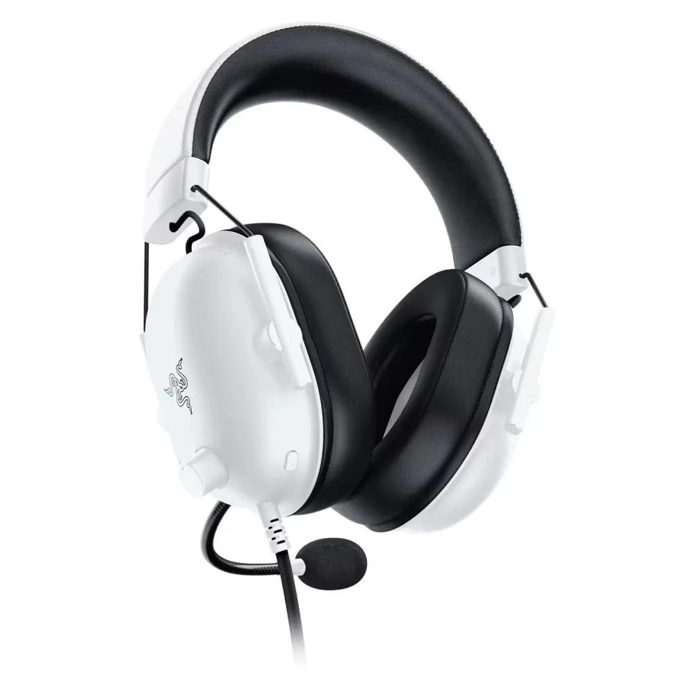 Headset Gamer Razer Blackshark V2 X Rz04-03240700-r3u1 3.5mm P3 Surround 7.1 Microfone Cardióide Branco
