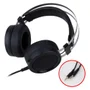 Headset Gamer Redragon Scylla H901 P2 3.5mm Preto Áudio Estéreo Com Microfone Ajustável Isolamento De Ruído Confortável