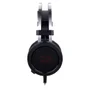 Headset Gamer Redragon Scylla H901 P2 3.5mm Preto Áudio Estéreo Com Microfone Ajustável Isolamento De Ruído Confortável