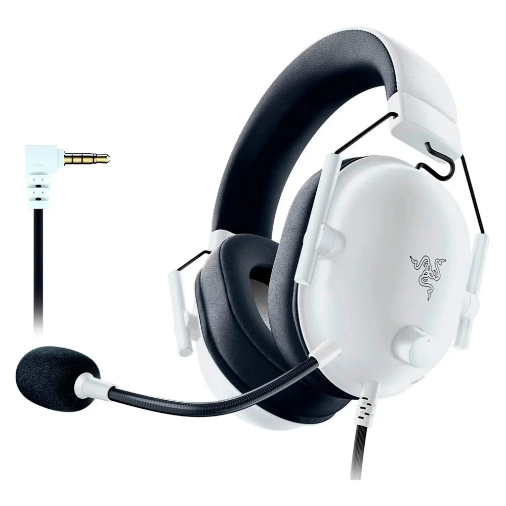 Headset Gamer Razer Blackshark V2 X Rz04-03241500-r3u1 XBOX Branco Conexão P3 3.5mm Microfone Cardióide 7.1 Surround Headset Gamer Razer Blackshark V2 X Rz04-03241500-r3u1 XBOX Branco Conexão P3 3.5mm Microfone Cardióide 7.1 Surround