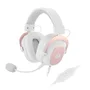 Headset Gamer Redragon Zeus 2 H510w Usb 7.1 Surround Drivers 53mm Microfone Removível Cancelamento Ruído Branco