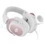 Headset Gamer Redragon Zeus 2 H510w Usb 7.1 Surround Drivers 53mm Microfone Removível Cancelamento Ruído Branco