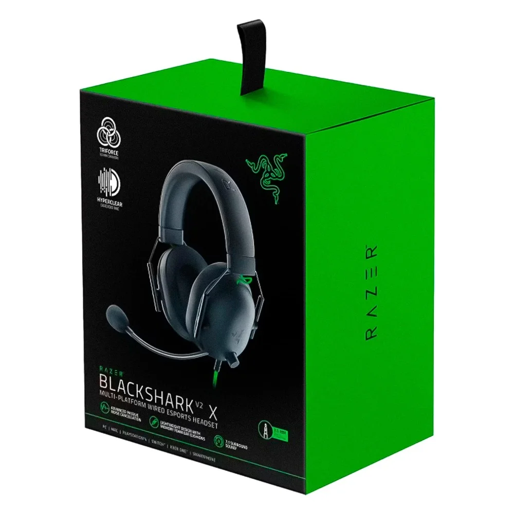 Imagem 3 de 3 do produto Headset Gamer Razer Blackshark V2 X Rz04-03240100-r3u1 P2 3.5mm Surround 7.1 Microfone Cardióide Preto