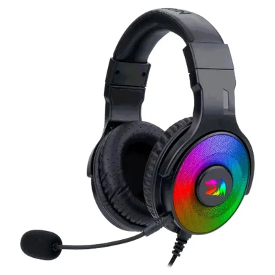 Headset Gamer Redragon Pandora 2 H350RGB-1 Usb Surround 7.1 Iluminação RGB Microfone Preto