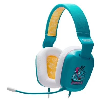 Headset Gamer Fortnite Llambro Pwa-a-11191 P2 3.5mm Para Nintendo Switch Ps4 XBOX One PC Azul Microfone Ajustável Confortável