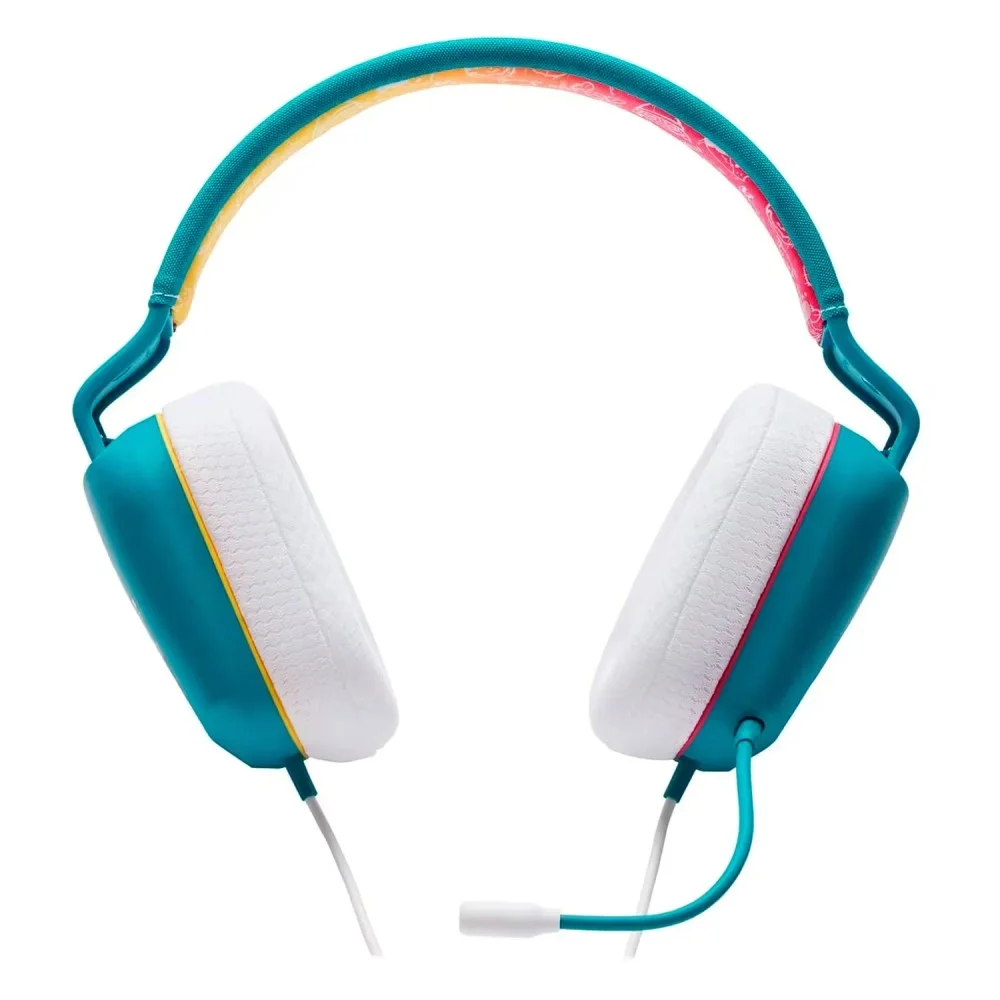 Imagem 2 de 4 do produto Headset Gamer Fortnite Llambro Pwa-a-11191 P2 3.5mm Para Nintendo Switch Ps4 XBOX One PC Azul Microfone Ajustável Confortável