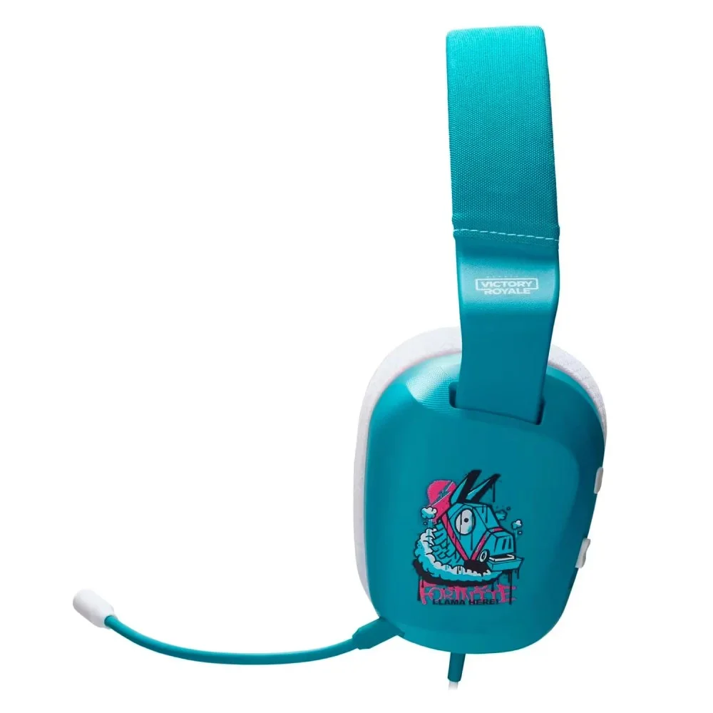 Imagem 3 de 4 do produto Headset Gamer Fortnite Llambro Pwa-a-11191 P2 3.5mm Para Nintendo Switch Ps4 XBOX One PC Azul Microfone Ajustável Confortável