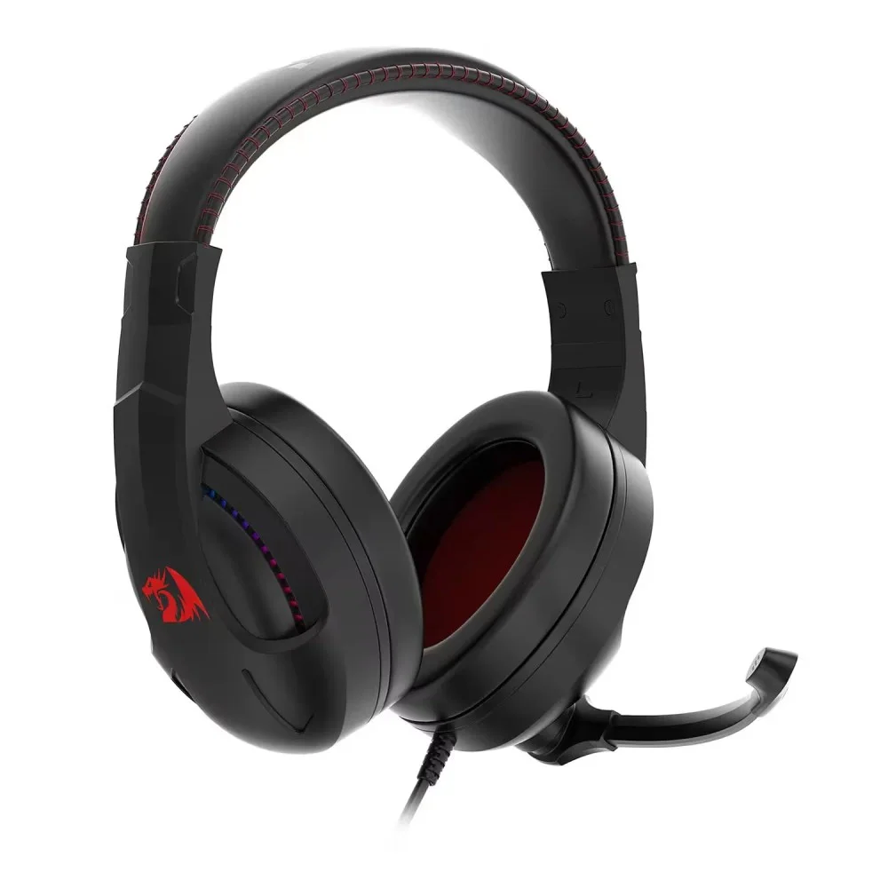 Imagem 2 de 5 do produto Headset Gamer Redragon Cronus H211 P2 3.5mm RGB Microfone Ajustável Confortável Áudio Estéreo Preto