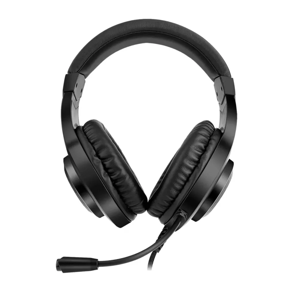 Imagem 2 de 5 do produto Headset Gamer Redragon Hylas H260-RGB P2 3.5mm Com Microfone Iluminação LED Preto Áudio Estéreo Confortável