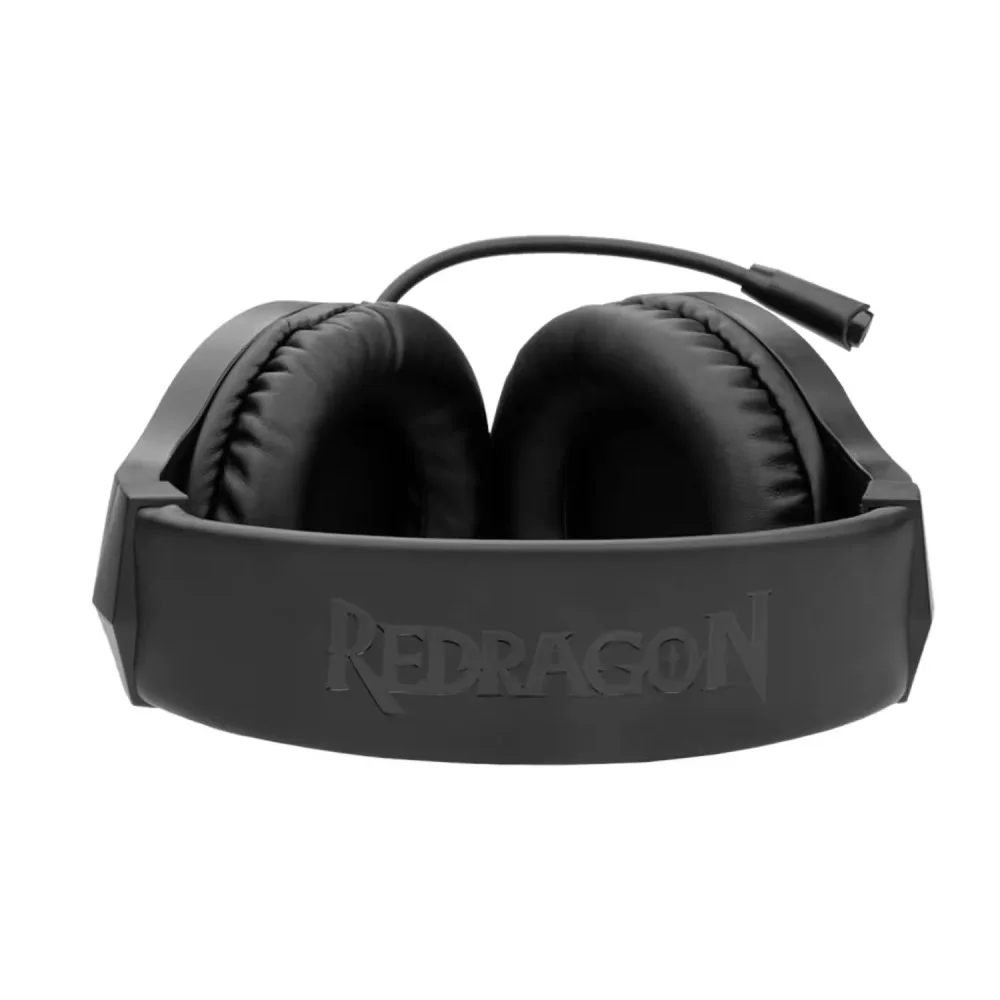 Imagem 3 de 5 do produto Headset Gamer Redragon Hylas H260-RGB P2 3.5mm Com Microfone Iluminação LED Preto Áudio Estéreo Confortável