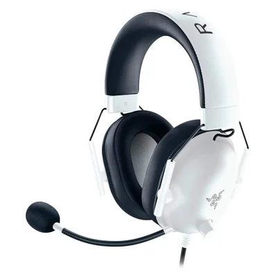Headset Gamer Razer Blackshark V2 X Rz04-03241300-r3ua Com Fio P2 7.1 Surround Microfone Cardióide Branco