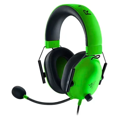 Headset Gamer Razer Blackshark V2 X Rz04-03240600-r3u1 P2 3.5mm Surround 7.1 Microfone Cardióide Verde