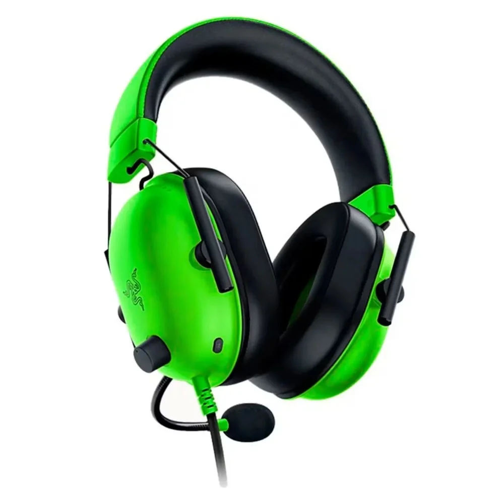 Imagem 2 de 3 do produto Headset Gamer Razer Blackshark V2 X Rz04-03240600-r3u1 P2 3.5mm Surround 7.1 Microfone Cardióide Verde
