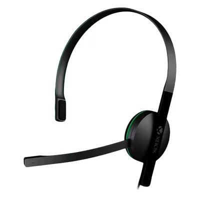 Headset Gamer Chat Usb XBOX One Preto Fone Ouvido Com Microfone Haste Ajustável Conexão Direta Controle P10 P2