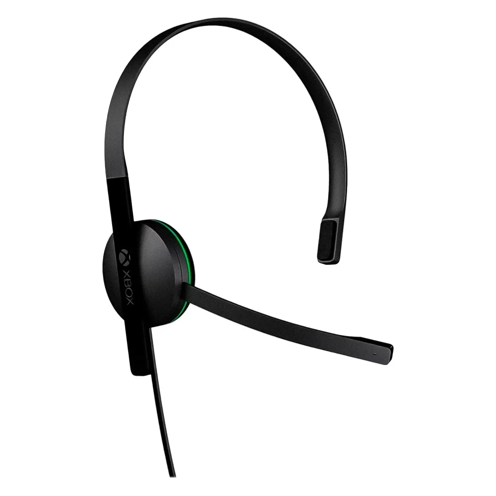 Headset Gamer Chat Usb XBOX One Preto Fone Ouvido Com Microfone Haste Ajustável Conexão Direta Controle P10 P2