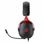 Headset Gamer Qcy Heroad Vn200 Pro Bh25h7gma Usb 7.1 Microfone Retrátil LED RGB Preto E Vermelho