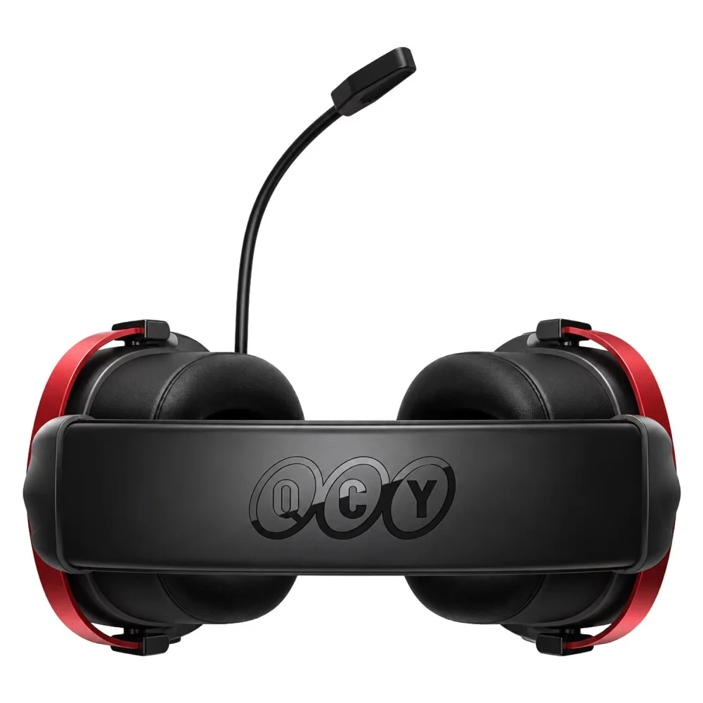 Headset Gamer Qcy Heroad Vn200 Pro Bh25h7gma Usb 7.1 Microfone Retrátil LED RGB Preto E Vermelho Headset Gamer Qcy Heroad Vn200 Pro Bh25h7gma Usb 7.1 Microfone Retrátil LED RGB Preto E Vermelho