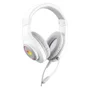 Headset Gamer Redragon Hylas H260w-RGB P2 3.5mm Branco Iluminação LED Microfone Ajustável Confortável PC Console