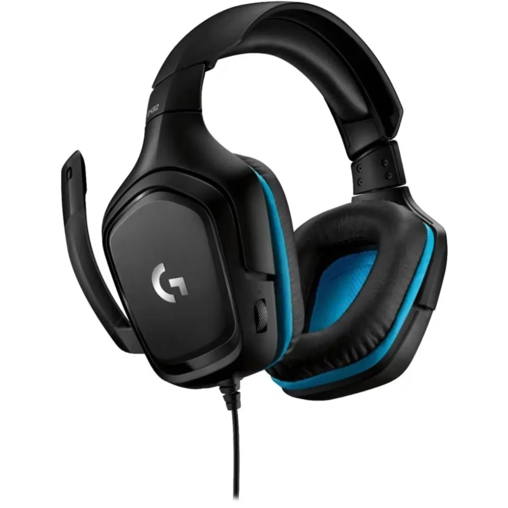 Imagem 2 de 5 do produto Headset Gamer Logitech G432 981-000769 Usb 7.1 Surround Drivers 50mm Microfone Flip-to-mute Preto PC Consoles