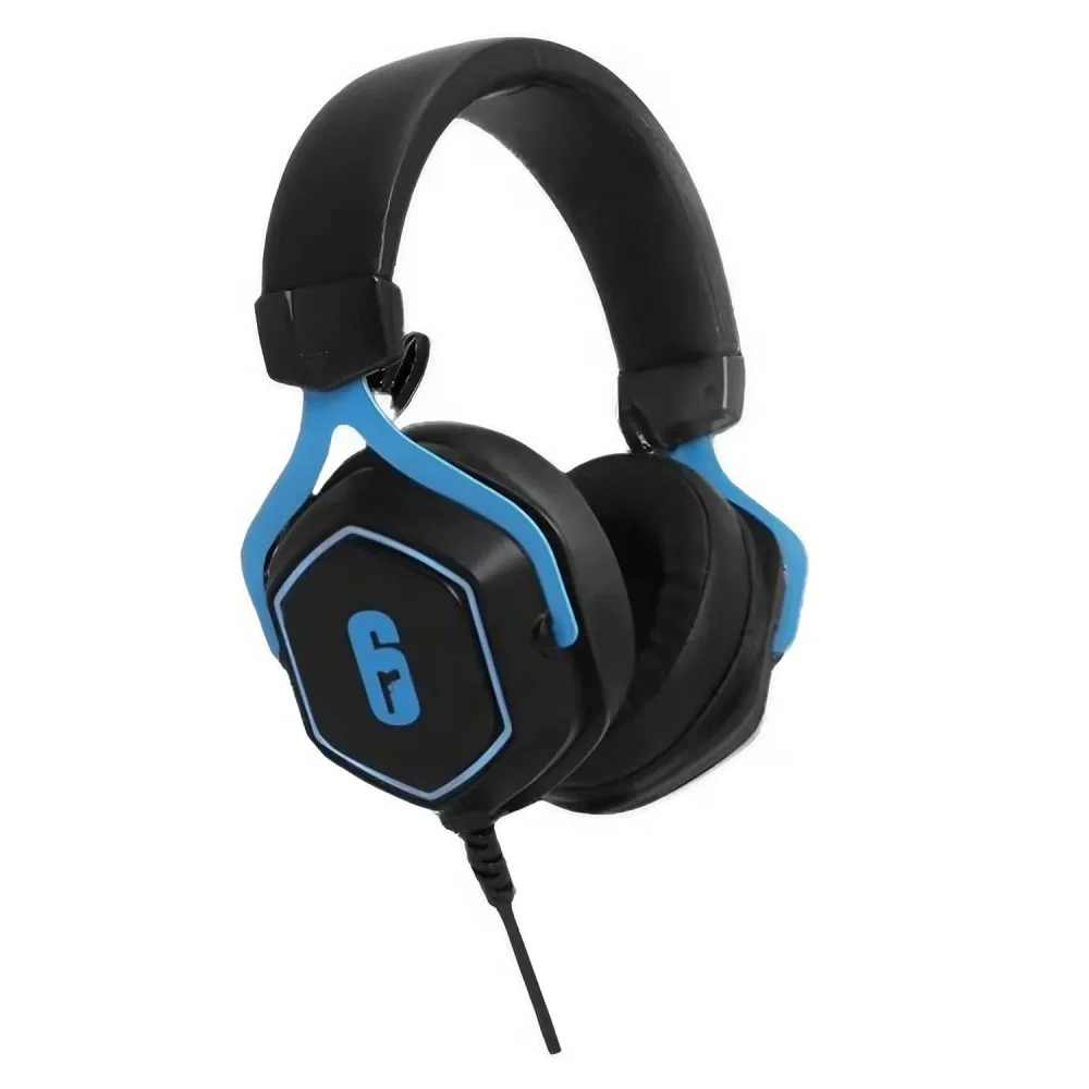 Imagem 2 de 4 do produto Headset Gamer Checkpoint Hx-200 R6-hs-1001 Usb Som Estéreo Luz LED Microfone Ajustável Confortável Preto