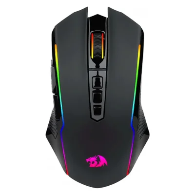 Mouse Gamer Redragon Ranger Lite M910 RGB Sem Fio 8000 Dpi 7 Botões Bateria Recarregável Preto