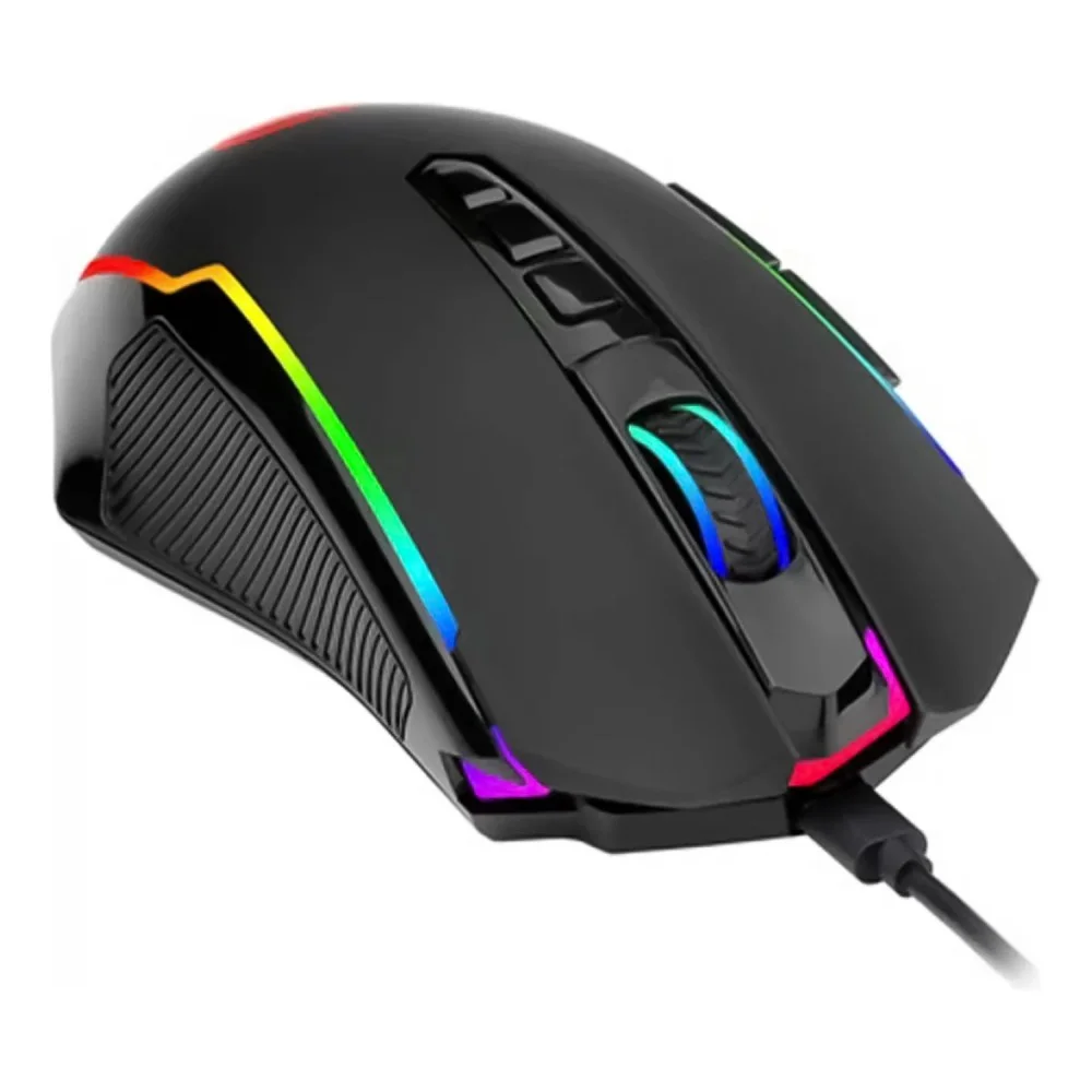 Imagem 4 de 4 do produto Mouse Gamer Redragon Ranger Lite M910 RGB Sem Fio 8000 Dpi 7 Botões Bateria Recarregável Preto