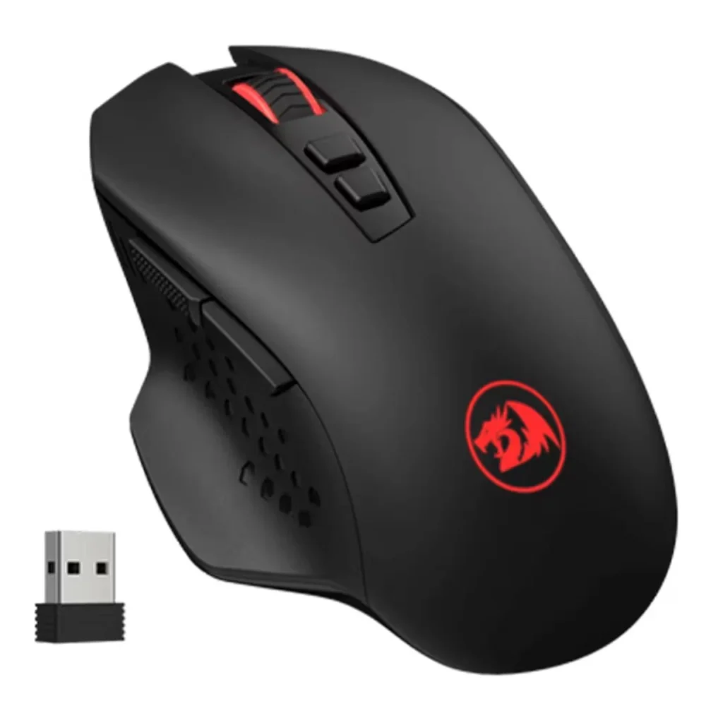Imagem 3 de 4 do produto Mouse Gamer Redragon M656 Gainer Sem Fio Wireless 3200 Dpi Óptico 6 Botões Ergonômico Preto
