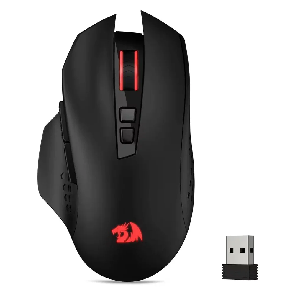 Imagem 4 de 4 do produto Mouse Gamer Redragon M656 Gainer Sem Fio Wireless 3200 Dpi Óptico 6 Botões Ergonômico Preto