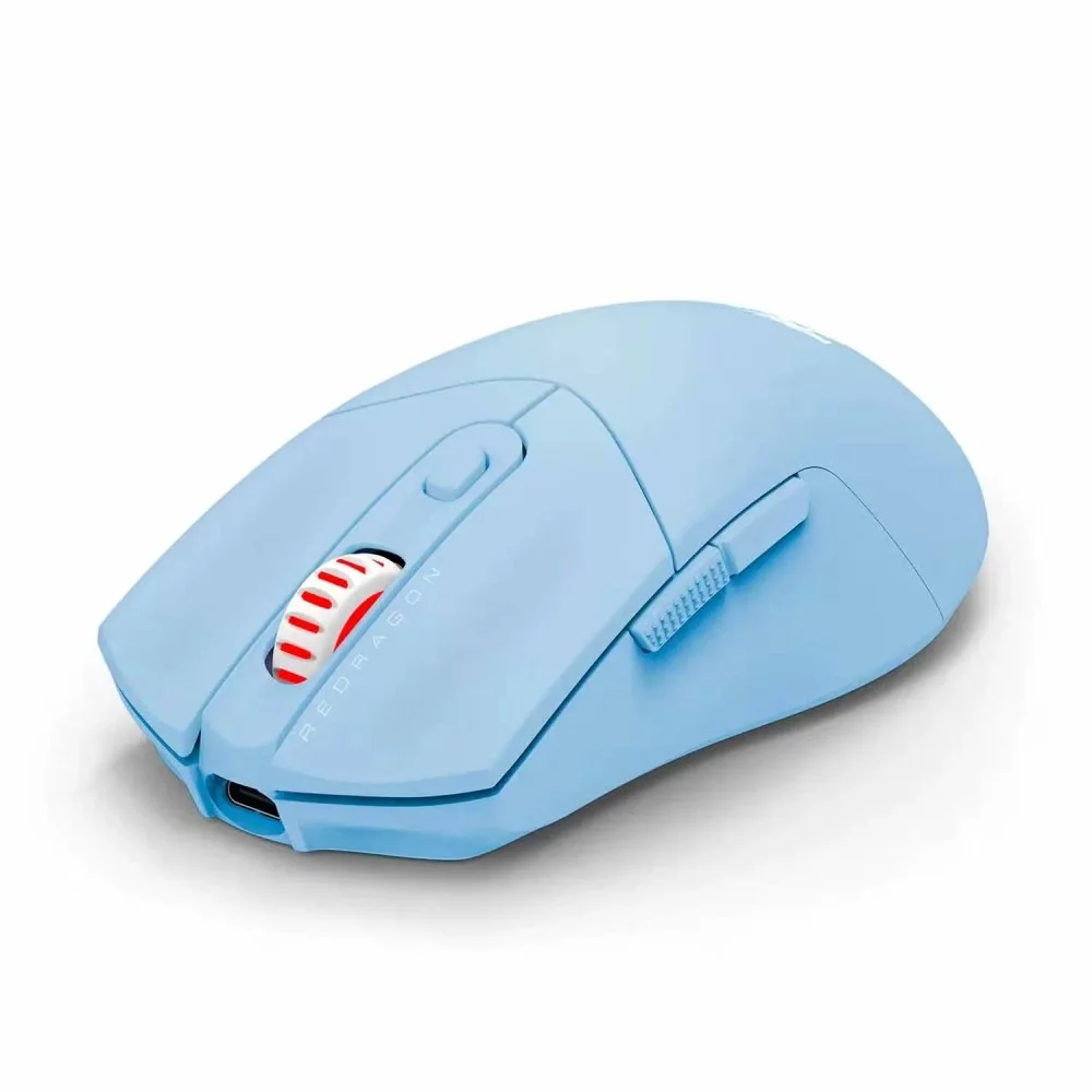 Imagem 2 de 3 do produto Mouse Gamer Redragon St4r Pro M917b Sem Fio 26000 Dpi Bluetooth 2.4ghz RGB Leve Azul