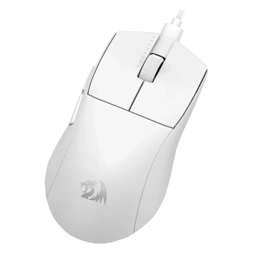 Imagem 4 de 4 do produto Mouse Gamer Redragon K1ng M996w 26000 Dpi Sem Fio RGB Tri-mode Sensor Óptico 8k Leve Ergonômico Branco