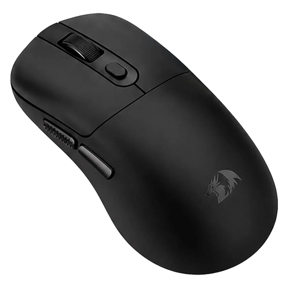 Mouse Gamer Redragon Ebony Standard M998-std-1k 24000 Dpi Sem Fio Preto RGB 8k Sensor Óptico Leve Bateria Recarregável