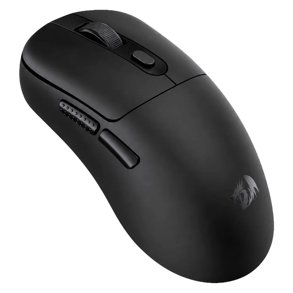 Mouse Gamer Redragon Ebony Standard M998-std-1k 24000 Dpi Sem Fio Preto RGB 8k Sensor Óptico Leve Bateria Recarregável